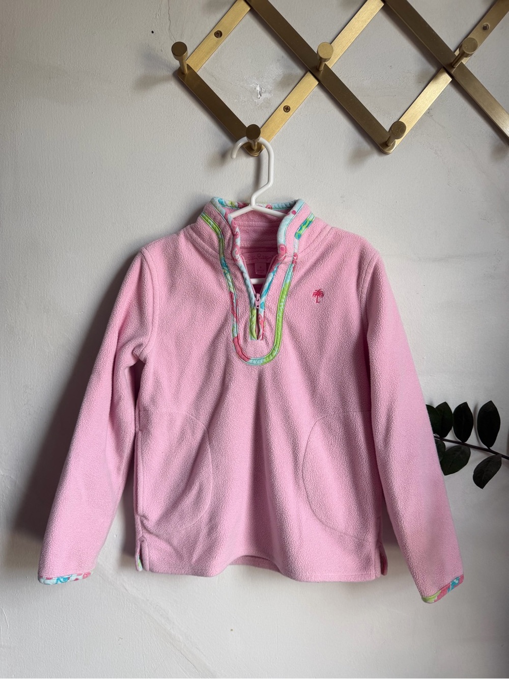 Lilly Pulitzer Girls 1/4 Zip Fleece